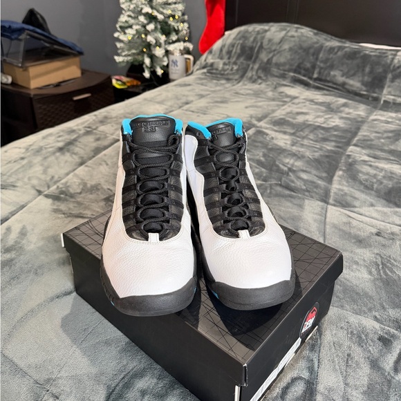 Powder Blue Jordan 10 Size 12 Worn Once - Picture 2 of 8